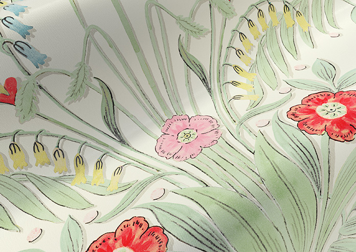 Cotswold Faux Silk, Lipstick - Twist&Fit Roman Blind - Image 4